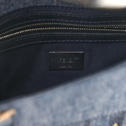Fendi Denim F is Fendi Multi Waves Baguette Blue 6 of 8