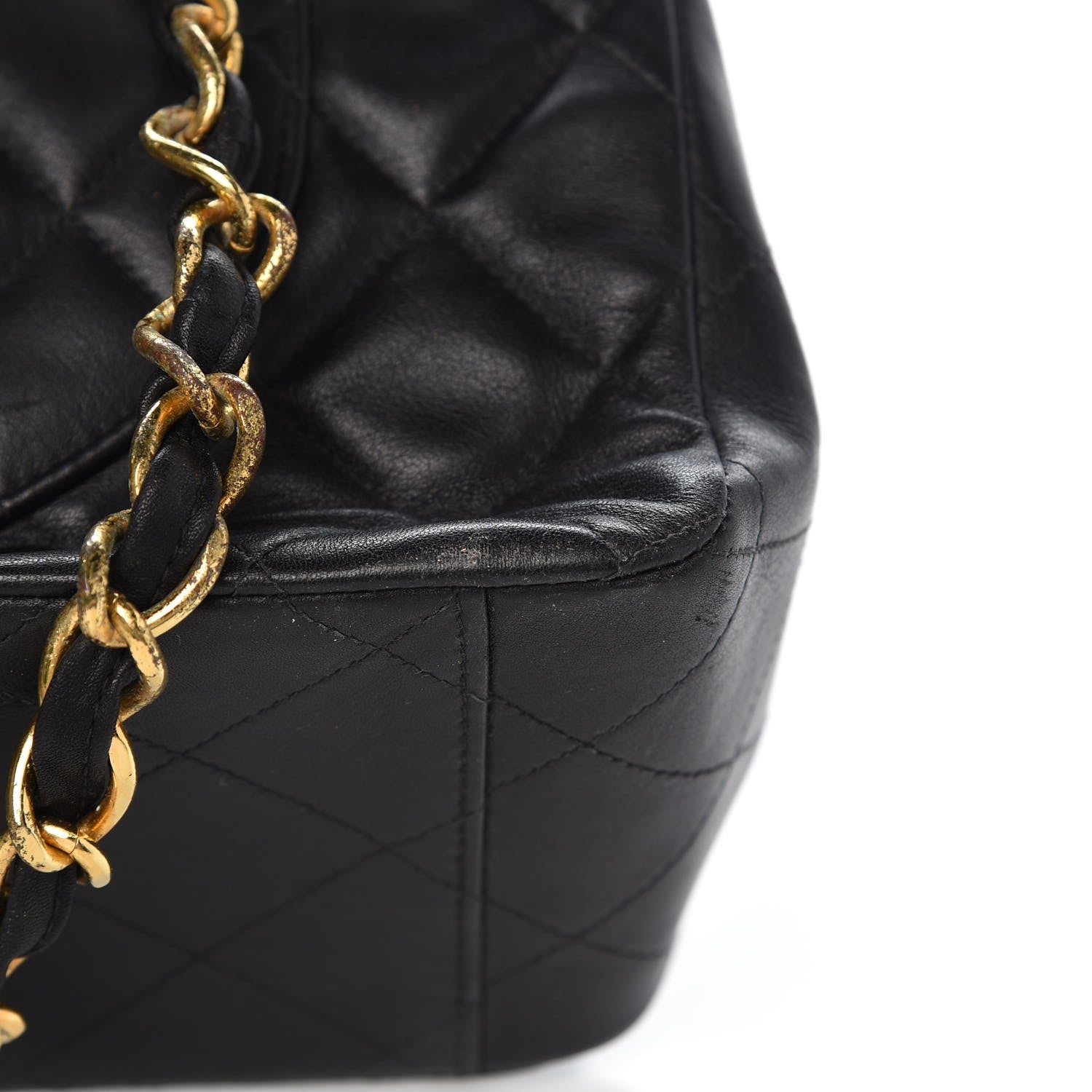 Chanel Lambskin Quilted XL Jumbo Single Flap Black 12 of 16
