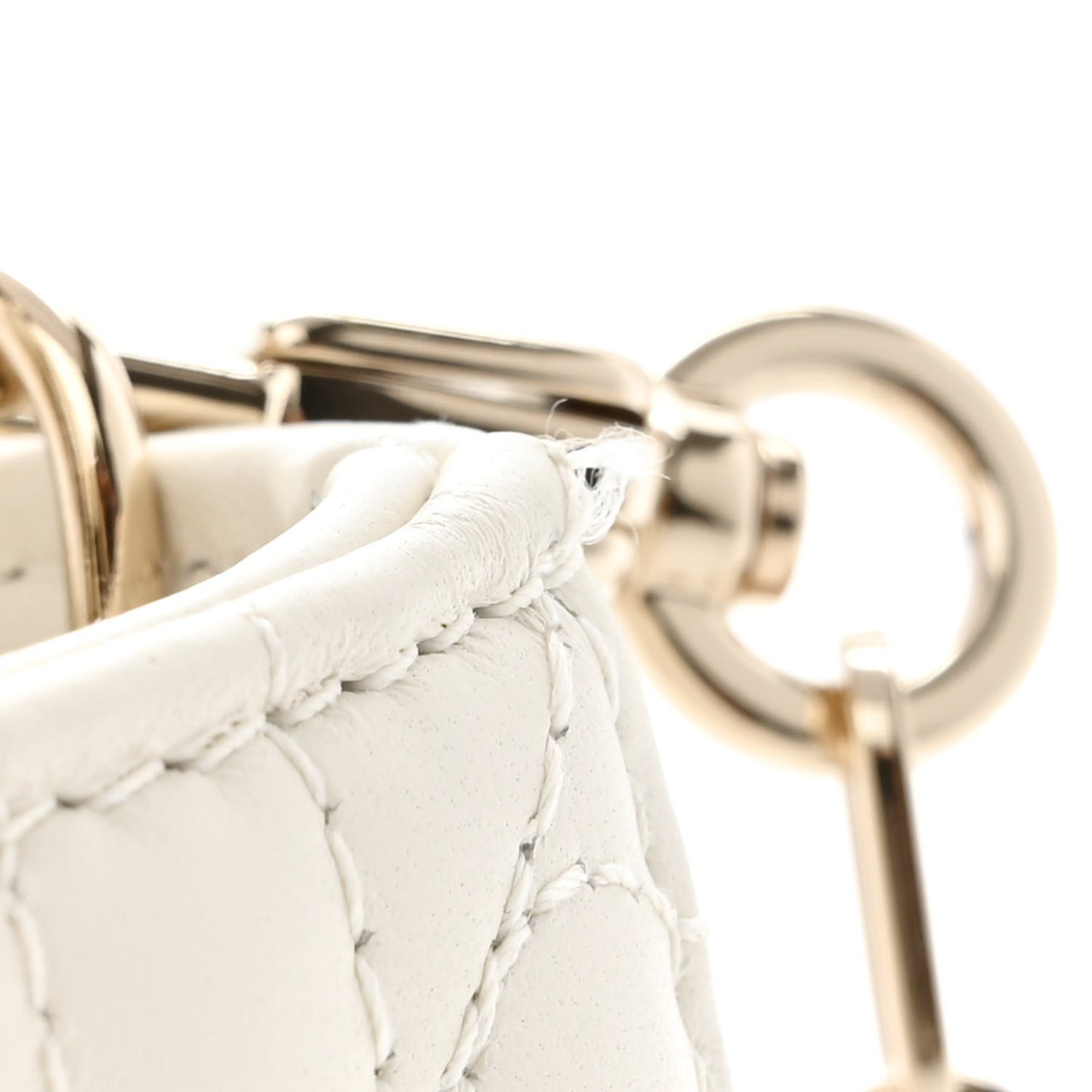 Lambskin Cannage Dioramour Micro Lady D-Joy Latte