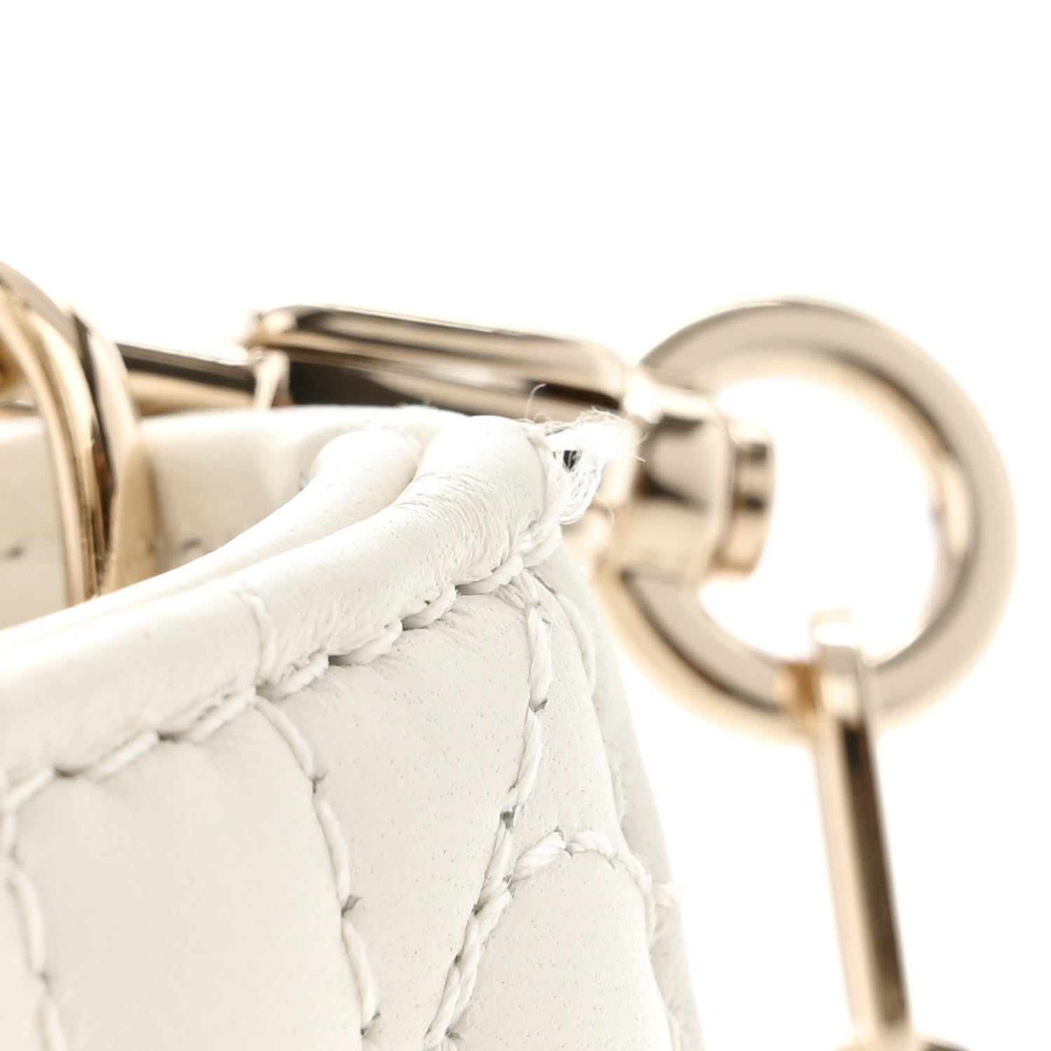 Christian Dior Lambskin Cannage Dioramour Micro Lady D-Joy Latte 11 of 12