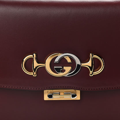 Gucci Smooth Calfskin Small Zumi Shoulder Bag Vintage Bordeaux 8 of 15