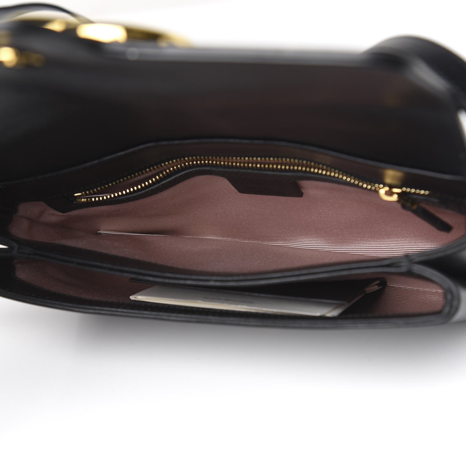 Gucci Vitello Palmellato Lux Small Arli Flap Shoulder Bag Black 4 of 12