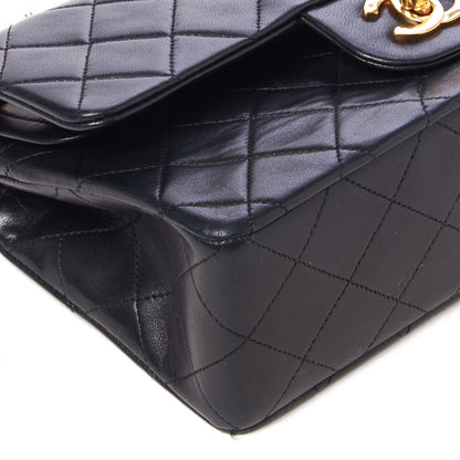 Chanel Lambskin Quilted Small Double Flap Black 5 of 9