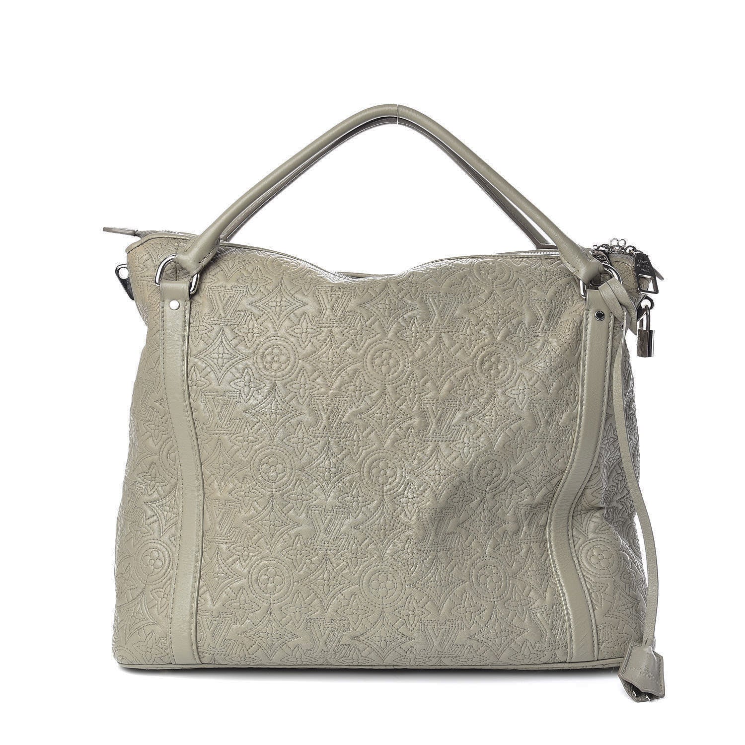Louis Vuitton Monogram Lambskin Antheia Ixia MM Grey 1 of 11