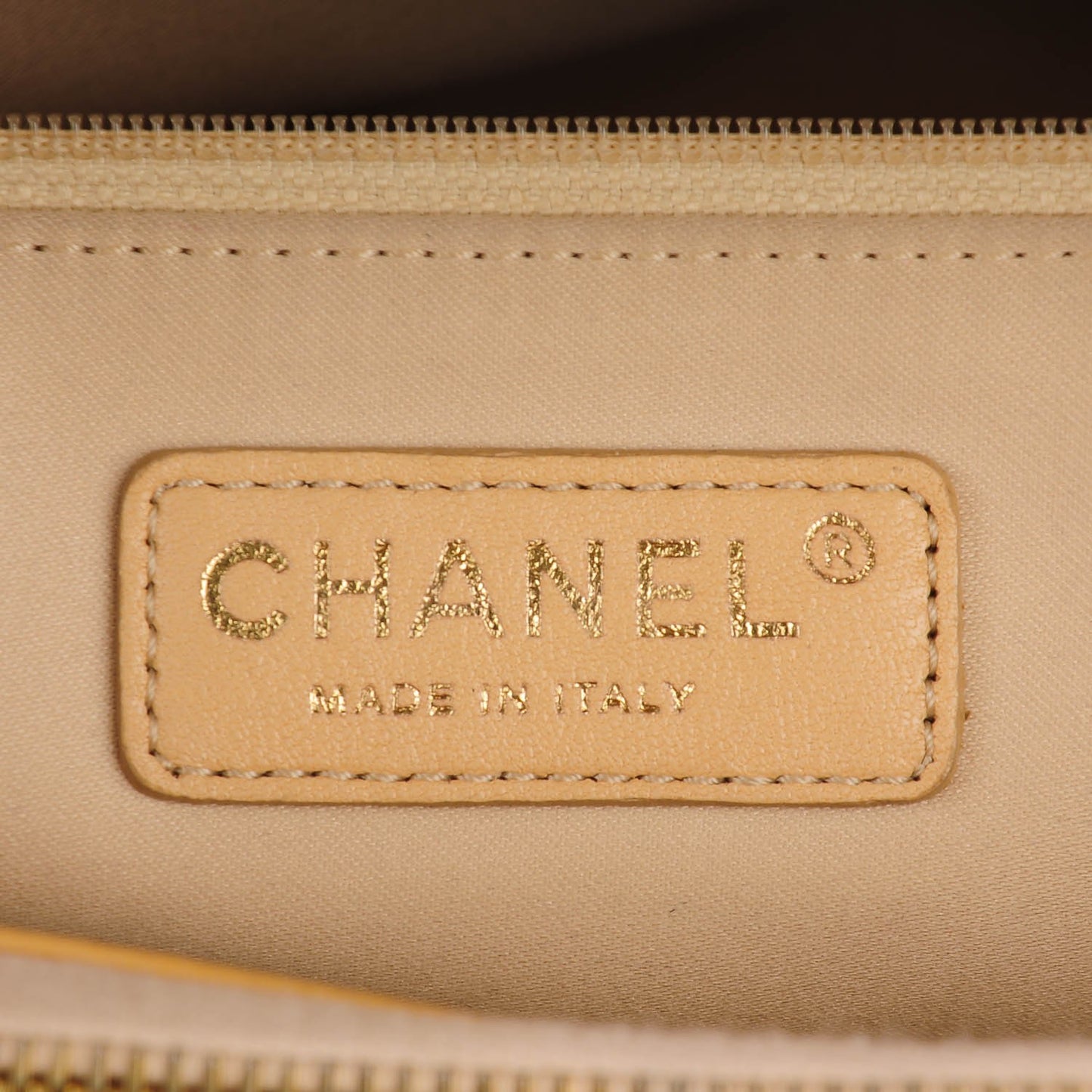 Caviar Quilted Grand Shopping Tote GST Beige