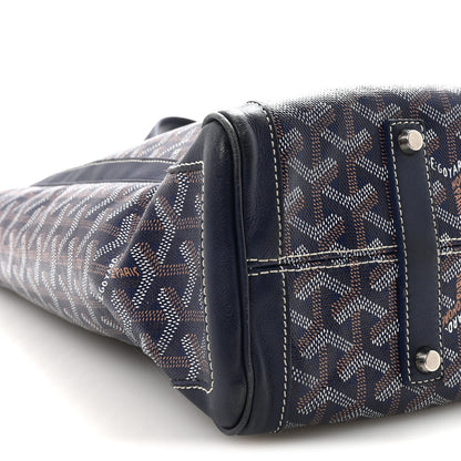 Goyard Goyardine Voltaire III Tote Navy 9 of 10