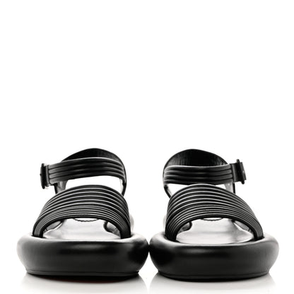 Christian Louboutin Nappa Manolasummer Sandals 36.5 Black 2 of 7