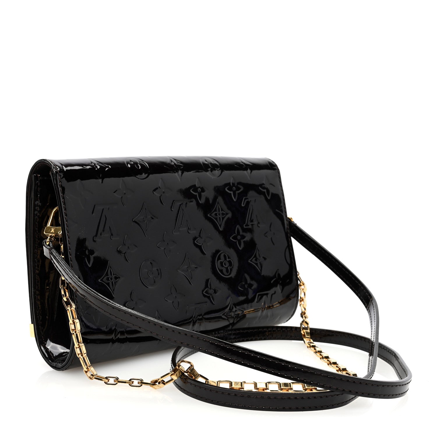 Louis Vuitton Vernis Anam Clutch Amarante 3 of 9