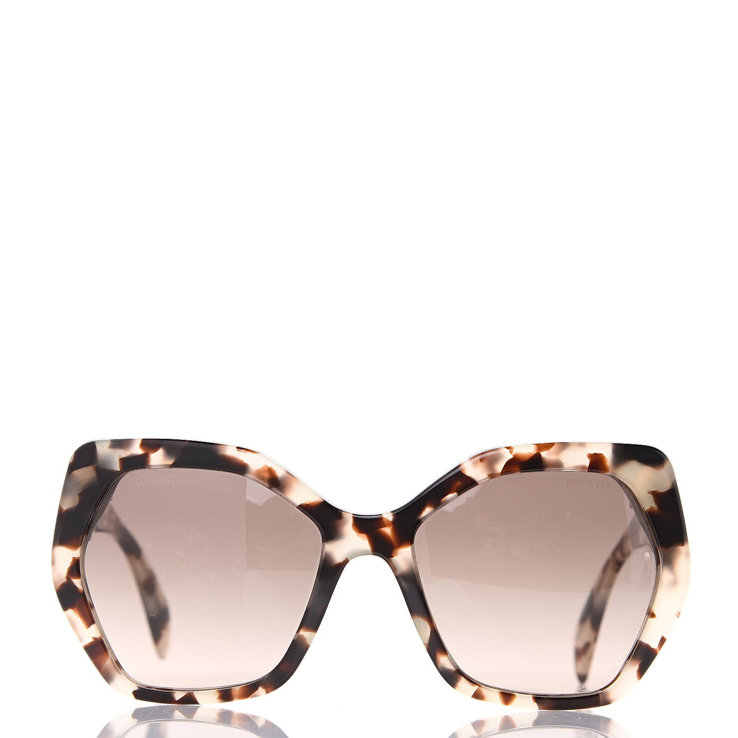 Prada Sunglasses SPR 16R Tortoise Grey 3 of 7
