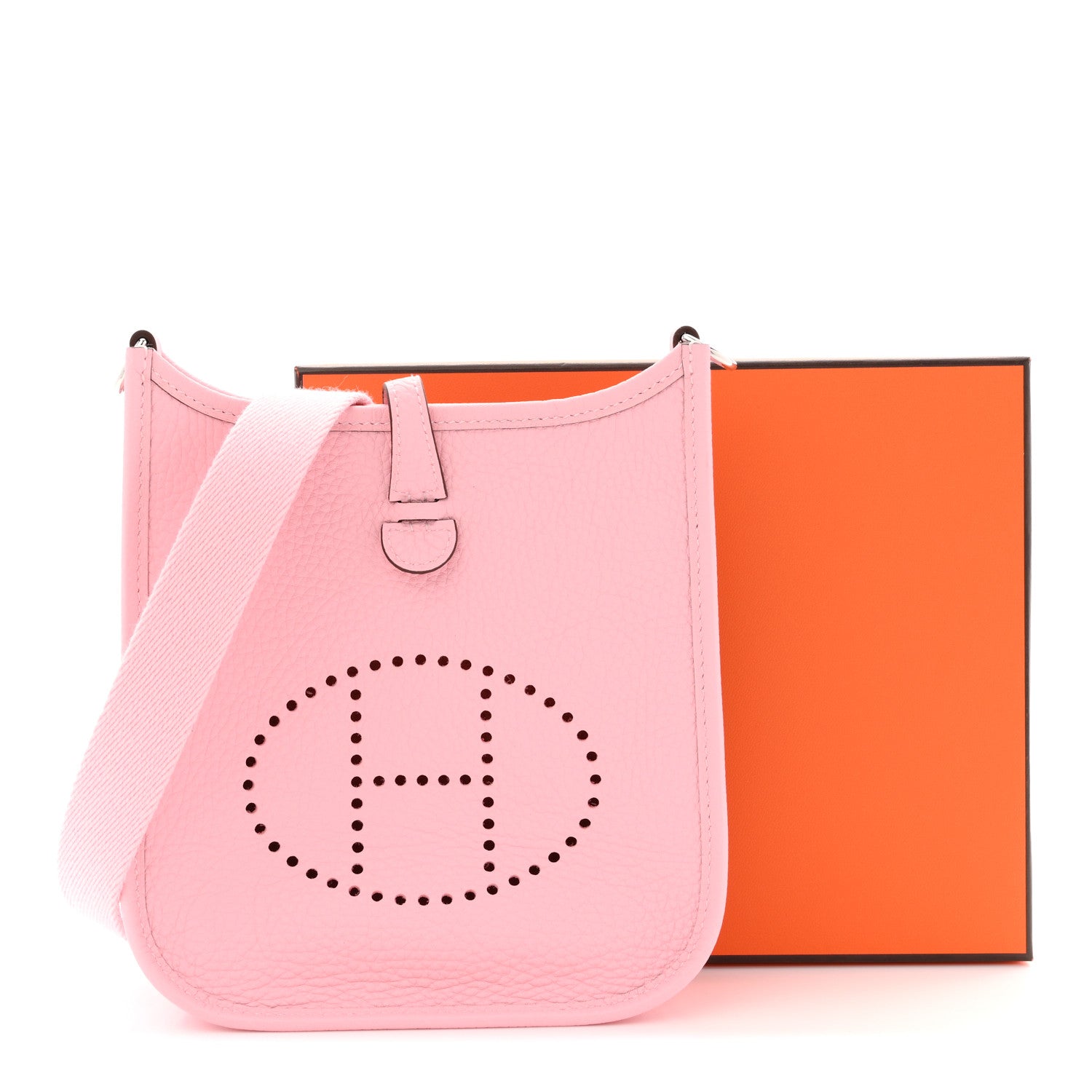Hermes Taurillon Clemence Evelyne TPM Rose Sakura 11 of 11