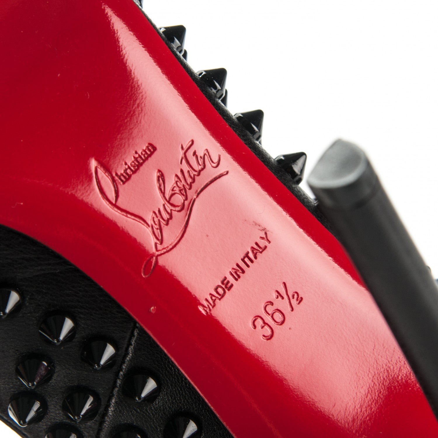 Christian Louboutin Nappa Pigalle Spikes 120 Pumps 36.5 Black 6 of 6