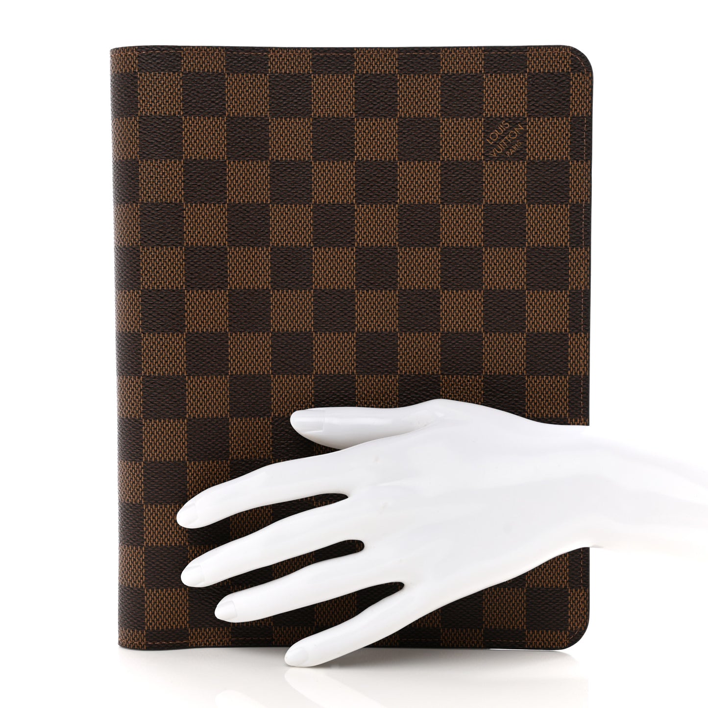 LOUIS VUITTON Damier Ebene Desk Agenda Cover