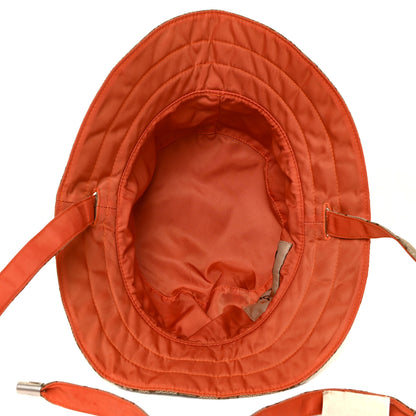 Gucci X NORTH FACE Canvas GG Monogram Reversible Hat S Beige Deep Orange 3 of 9