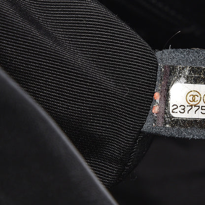 Chanel Calfskin Chevron Quilted Large Urban Spirit Backpack Black 7 of 7