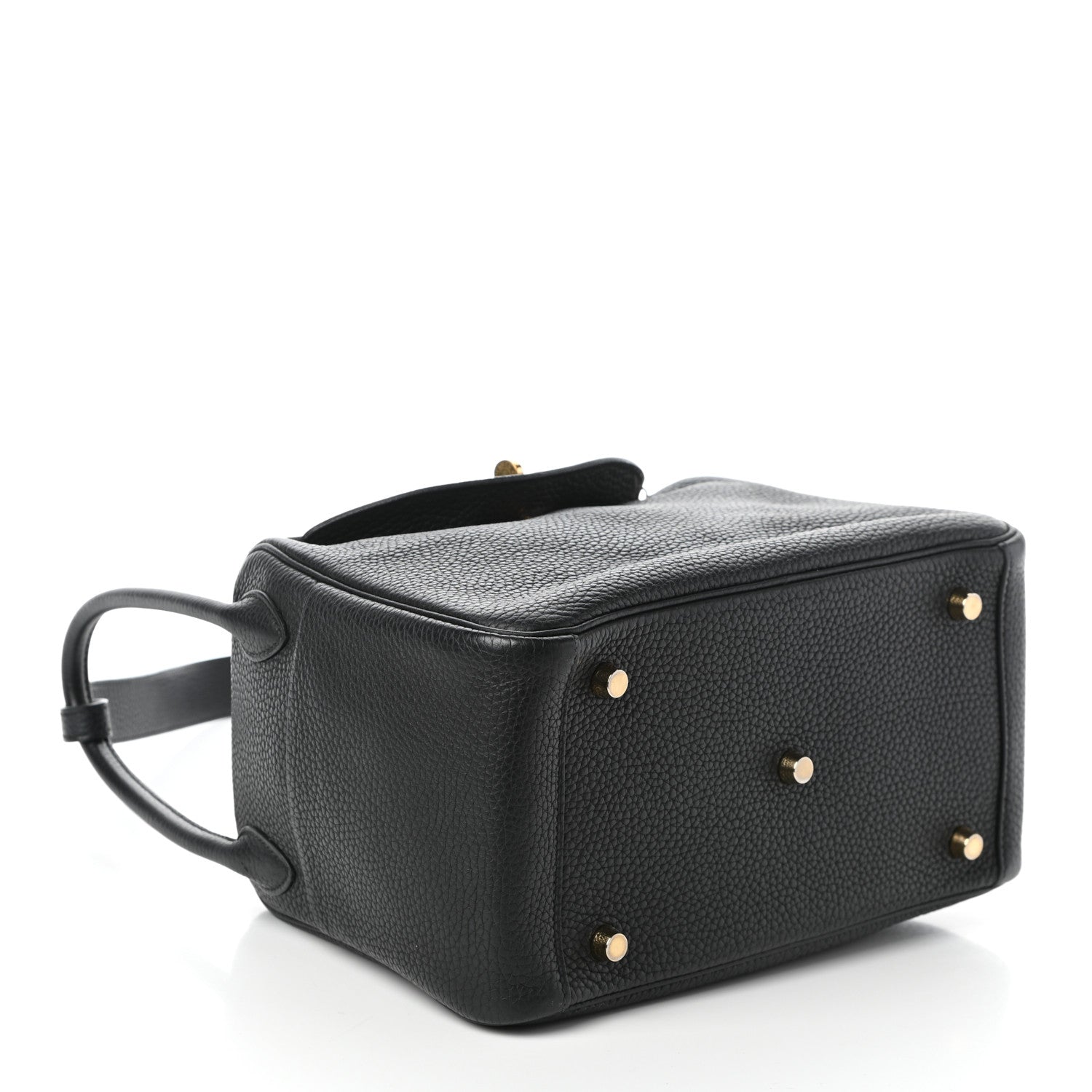 Hermes Taurillon Clemence Lindy 26 Black 4 of 9
