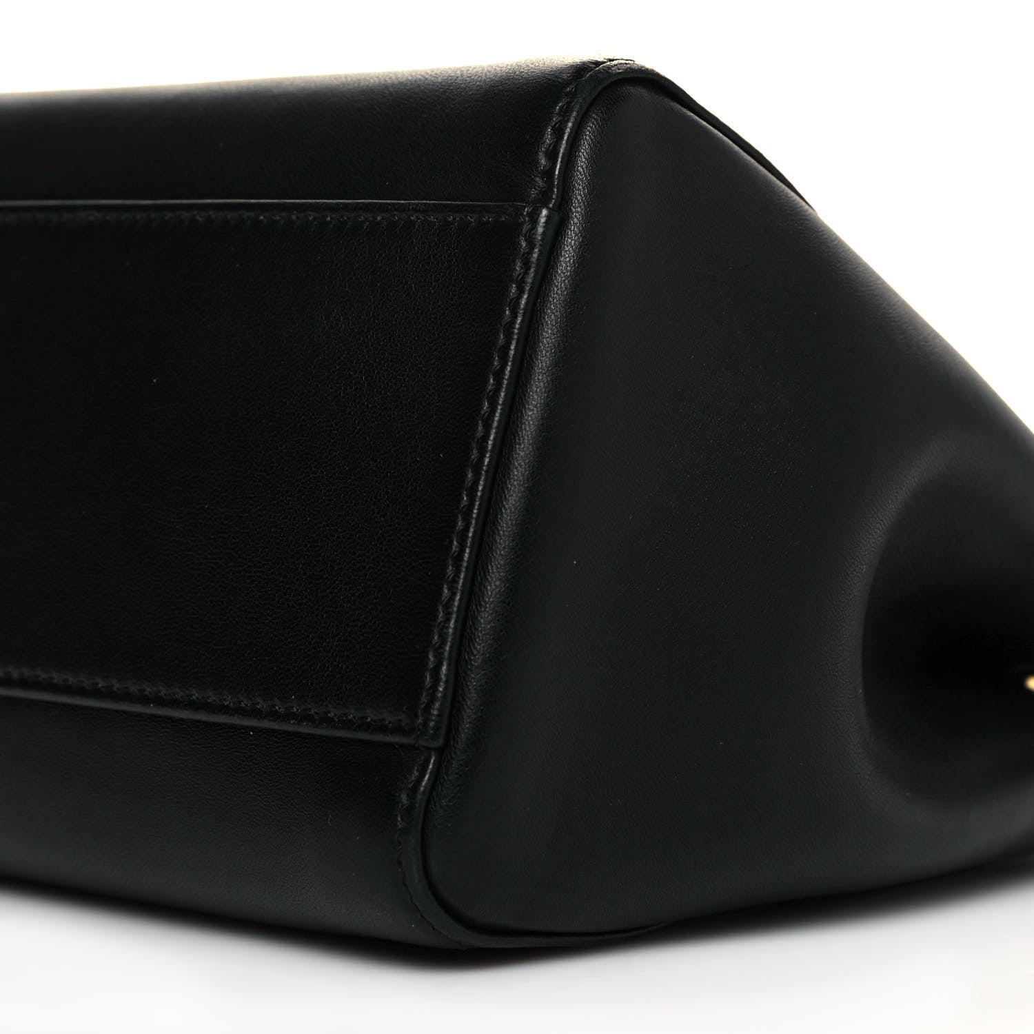 Fendi Nappa Mini Peekaboo Iconic Satchel Black 9 of 13