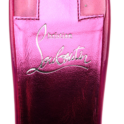 Christian Louboutin Patent Psychic Me Dolly 100 Sandals 38.5 Fuxia 6 of 8