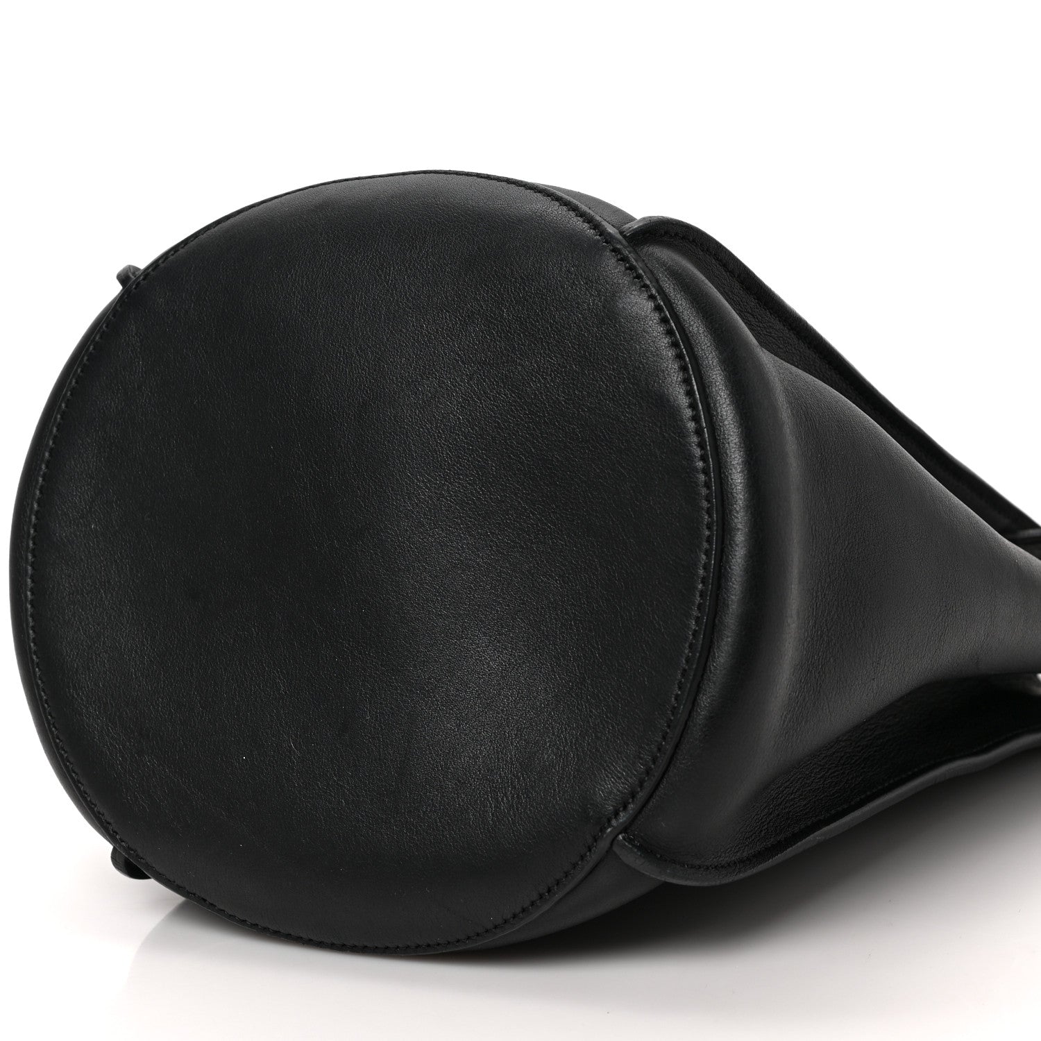 Celine Supple Grained Calfskin Long Strap Big Bag Bucket Black 8 of 10