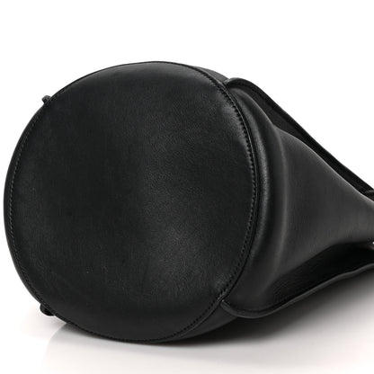 Celine Supple Grained Calfskin Long Strap Big Bag Bucket Black 8 of 10