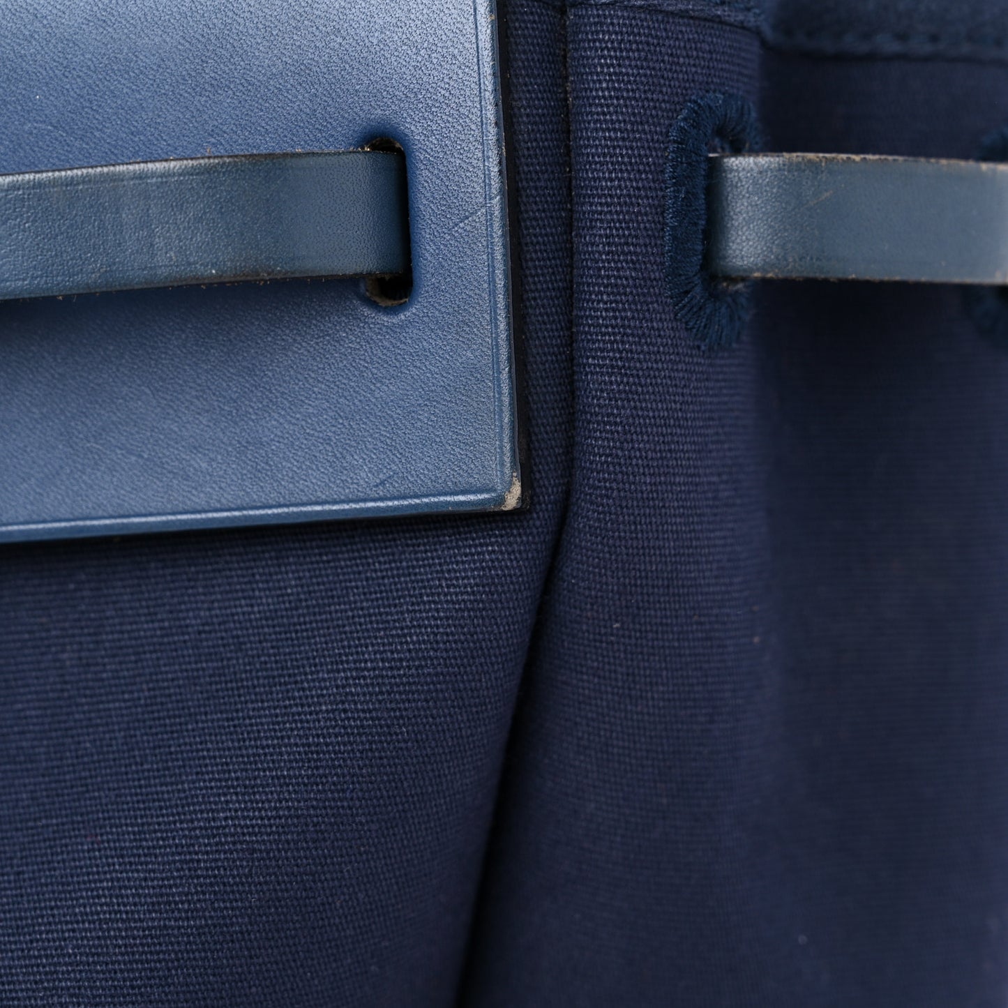 Toile Vache Hunter Herbag Cabas MM Bleu Marine