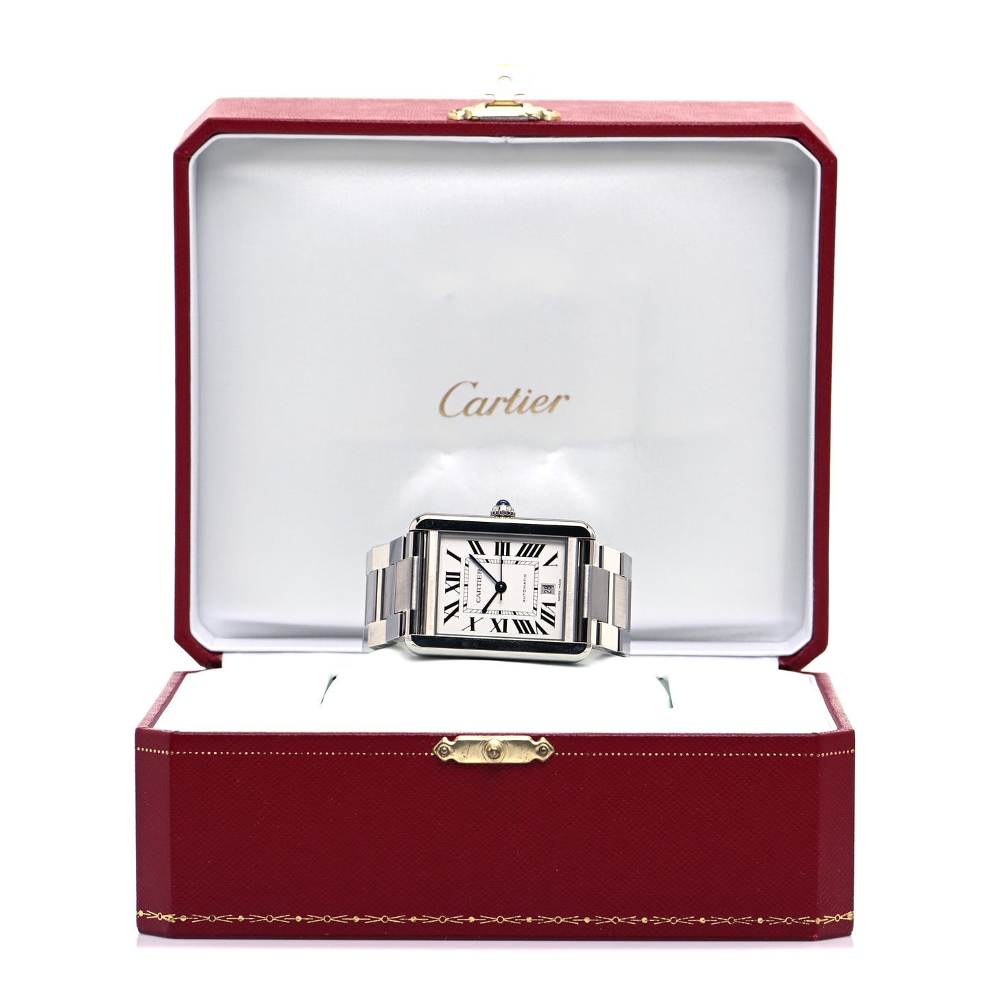 Stainless Steel 31mm Tank Solo Automatic Watch