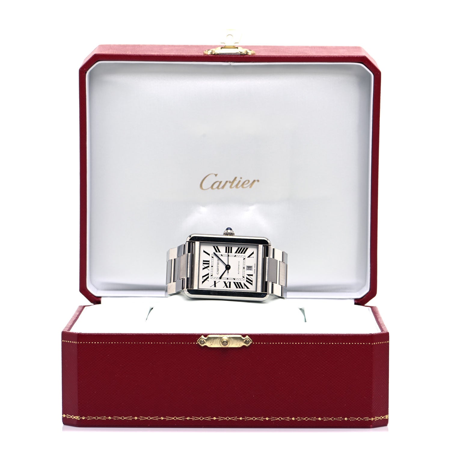 Cartier Stainless Steel 31mm Tank Solo Automatic Watch 5 of 5