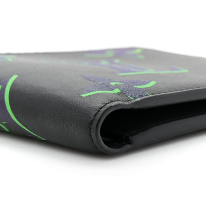 Louis Vuitton Calfskin Monogram Spotlight Multiple Wallet Black Multicolor 10 of 11