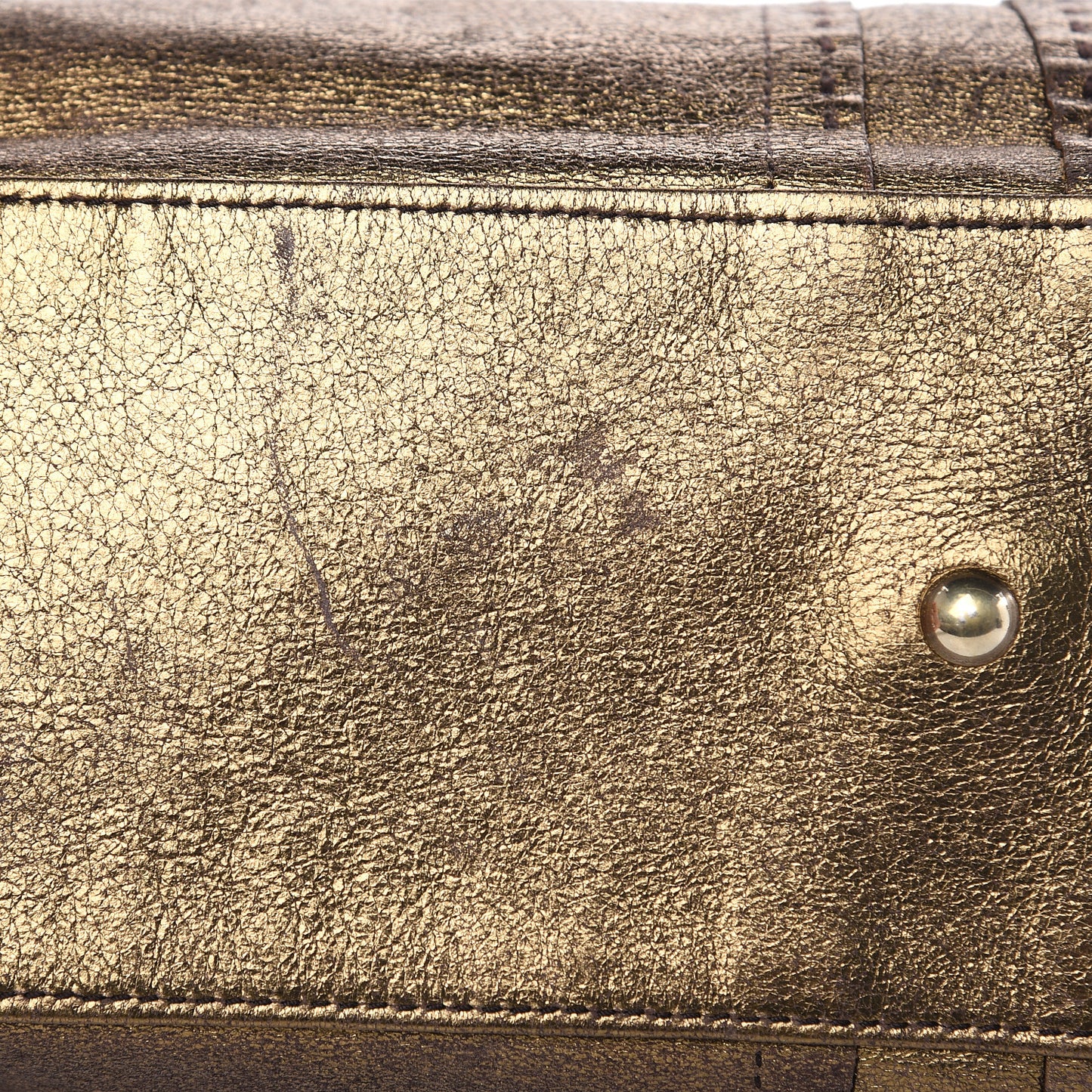 Calfskin Reversible Double Sac Y Tote Gold Brown