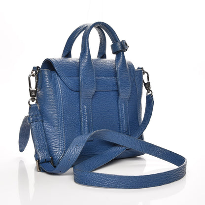 3.1 Phillip Lim 3.1 Textured Calfskin Mini Pashli Satchel Cerulean 3 of 7