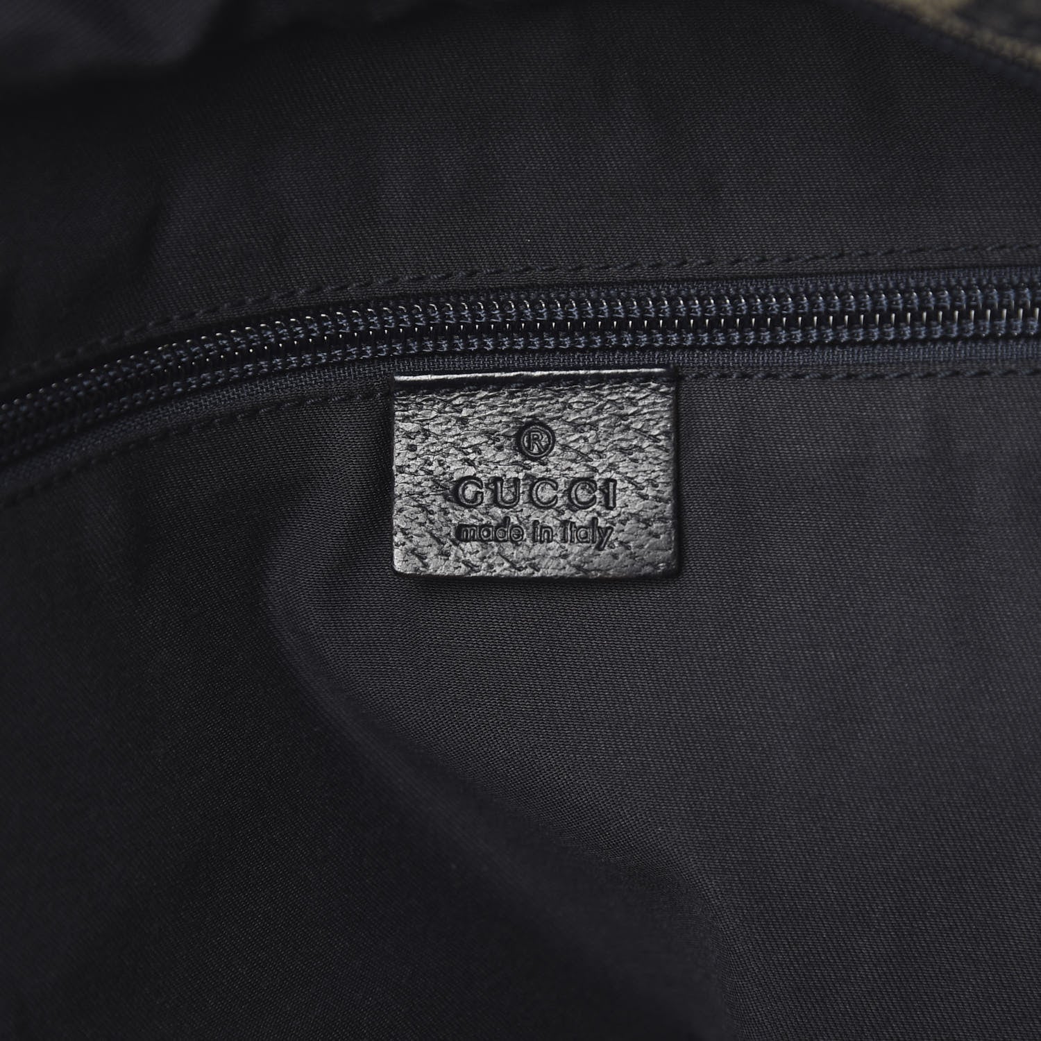 Gucci GG Monogram Web Medium Collapsable Carry On Duffle Navy 6 of 12