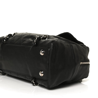 Chanel Lambskin Quilted Medium Chain Around Tote Black 9 of 9