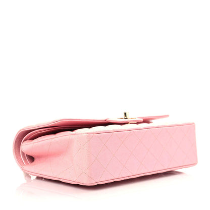 Chanel Iridescent Caviar Quilted Medium Double Flap Rose Pink 4 of 9