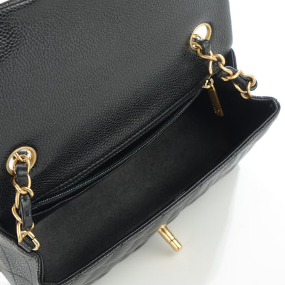 Chanel Caviar Quilted Mini Rectangular Flap Black 5 of 8