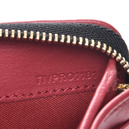 Burberry Calfskin Horseferry Check Medium Marston Zip Around Wallet Parade Red 8 of 8