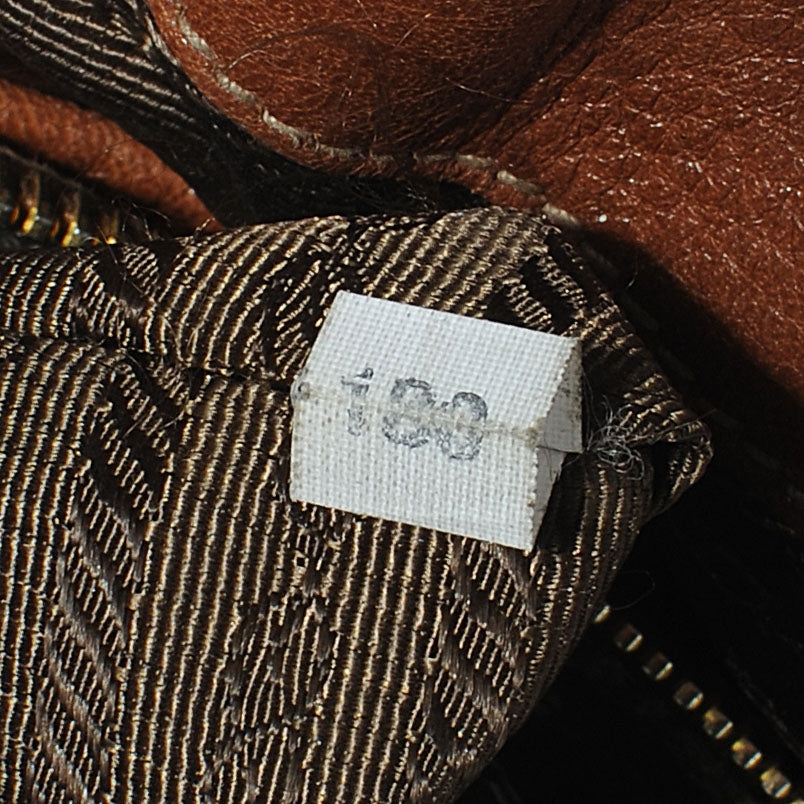 Prada Cervo Lux Chain Hobo Nocciolo 8 of 8