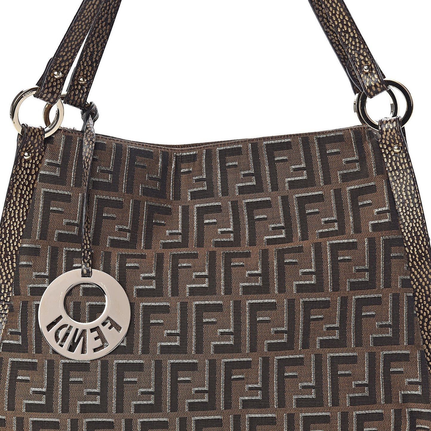Zucca Vitello Chef Shopping Tote Tobacco Oro Moro