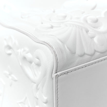 Louis Vuitton Calfskin LV Ornament Sac Plat 24H Optic White 7 of 14