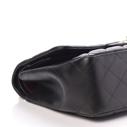 Chanel Lambskin Quilted Jumbo Double Flap Black 4 of 9