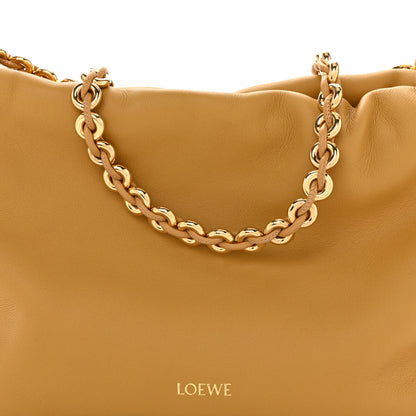 Loewe Mellow Nappa Donut Medium Chain Flamenco Knot Clutch Sahara 8 of 11