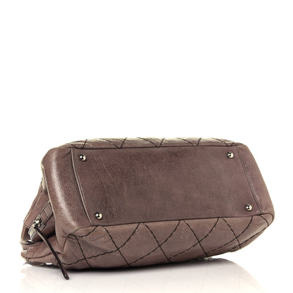 Chanel Glazed Calfskin On the Road Zip Tote Brown 5 of 13