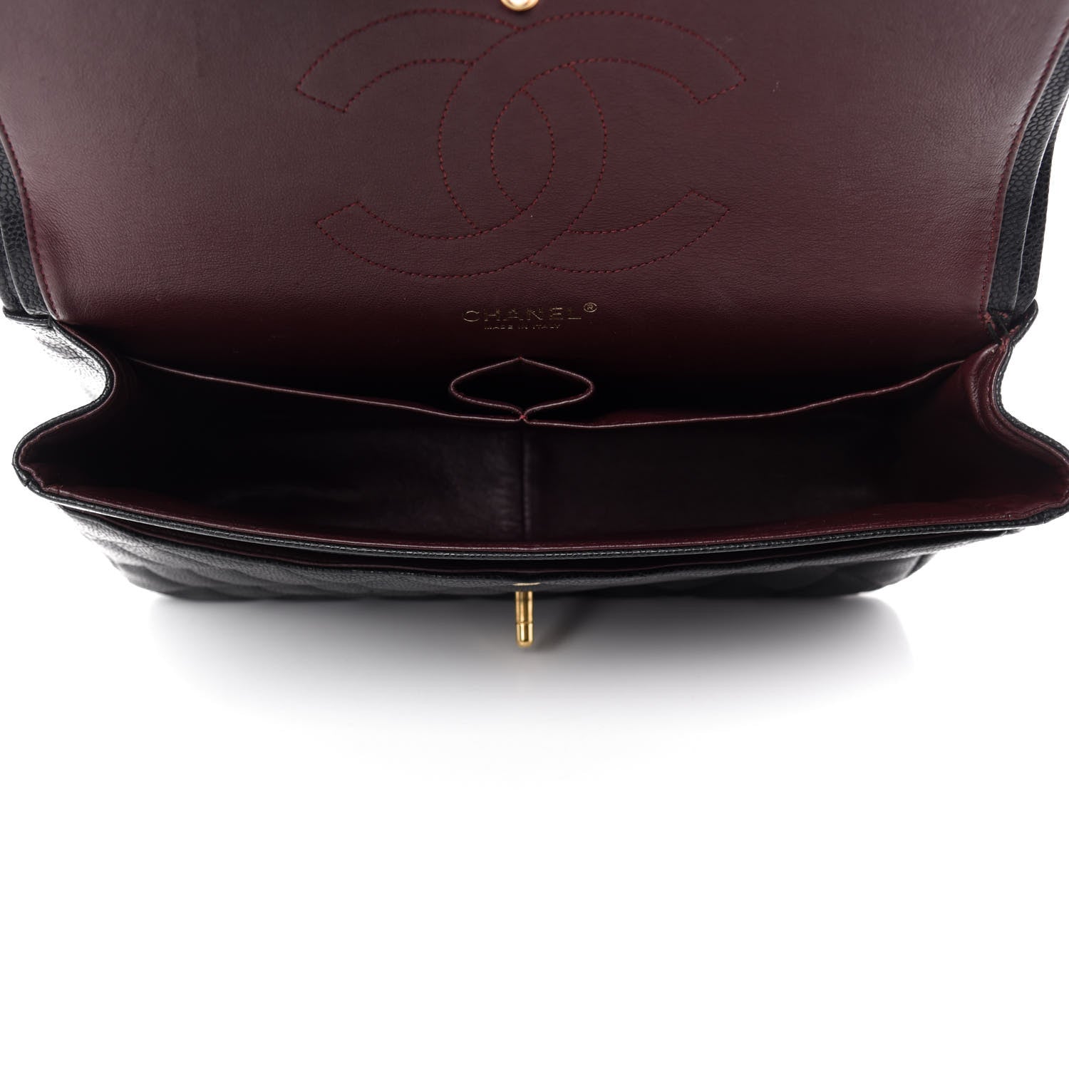 Chanel Caviar Quilted Jumbo Double Flap Black 5 of 11