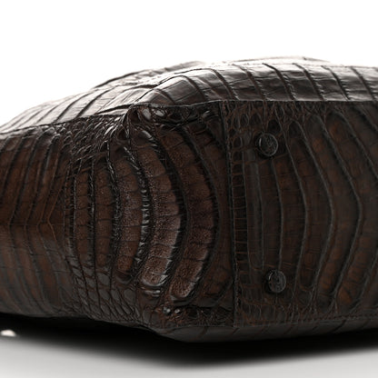 Nancy Gonzalez Crocodile Tote Brown 9 of 15