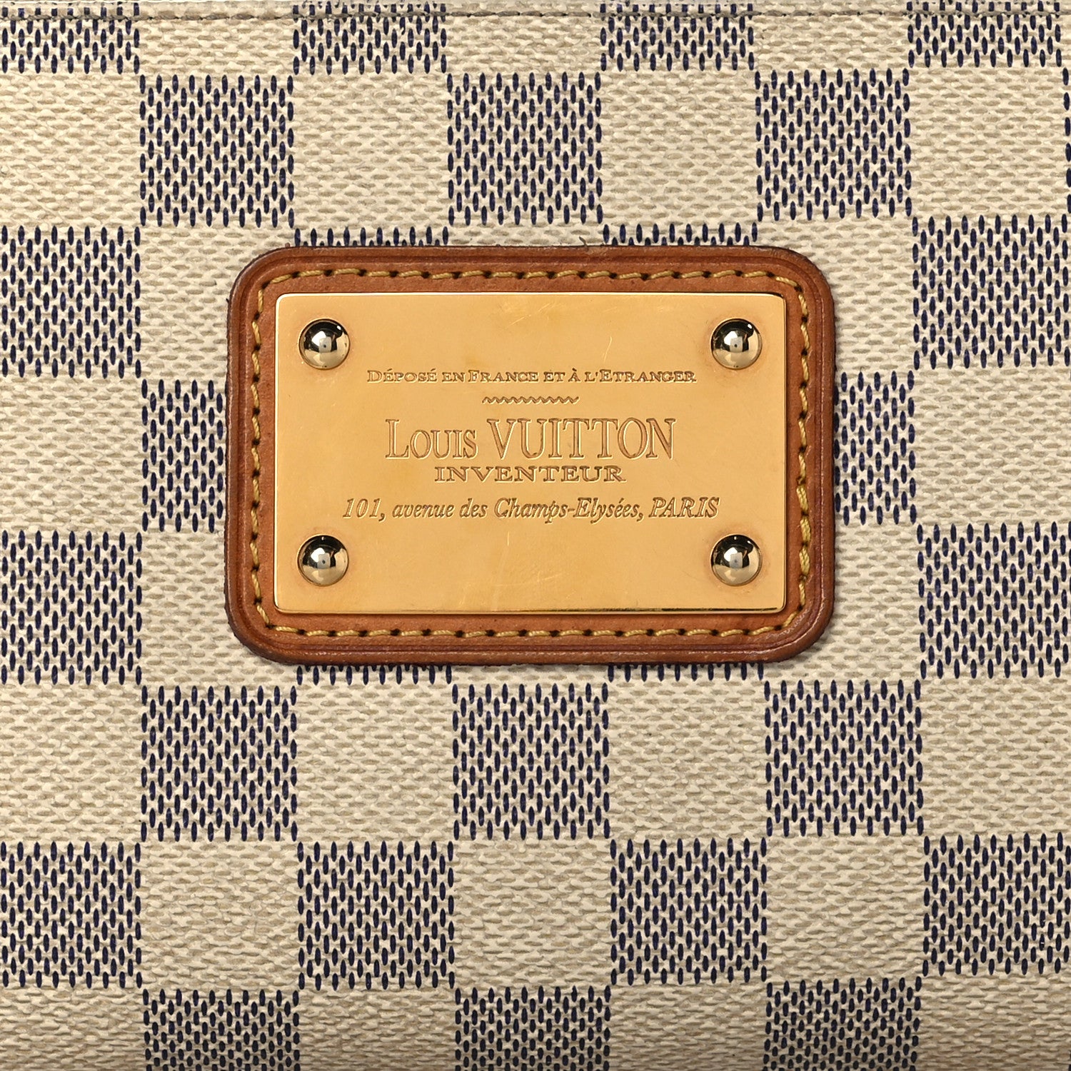 Louis Vuitton Damier Azur Eva Clutch 7 of 11