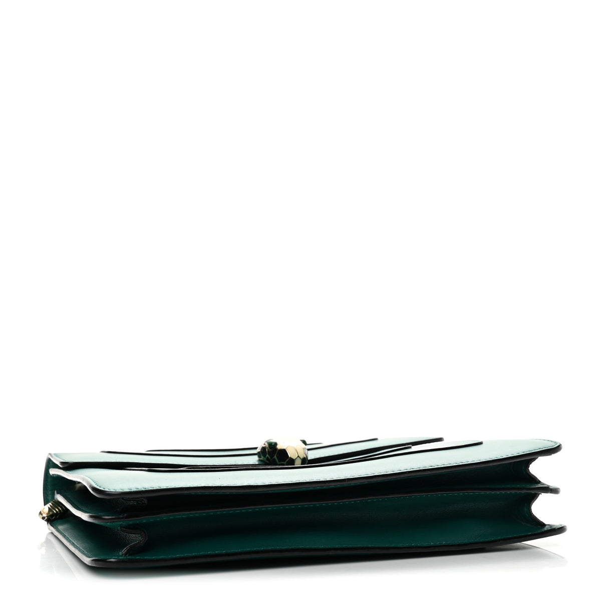 Calfskin Serpenti Forever Shoulder Bag Emerald Green