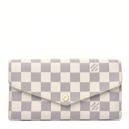 Louis Vuitton Damier Azur Sarah Wallet NM 1 of 17