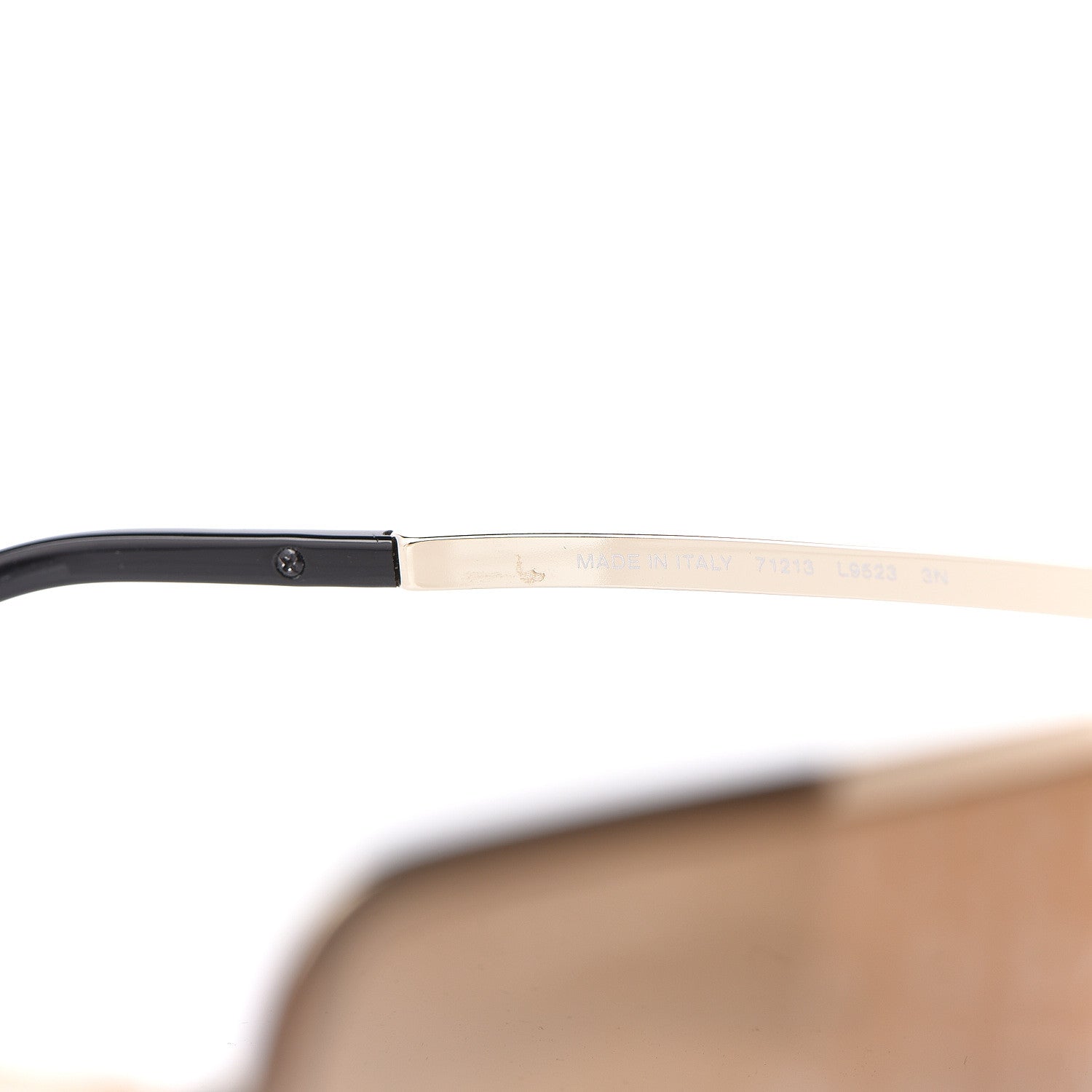 Chanel Shield Runway Sunglasses 71213 Gold 5 of 6