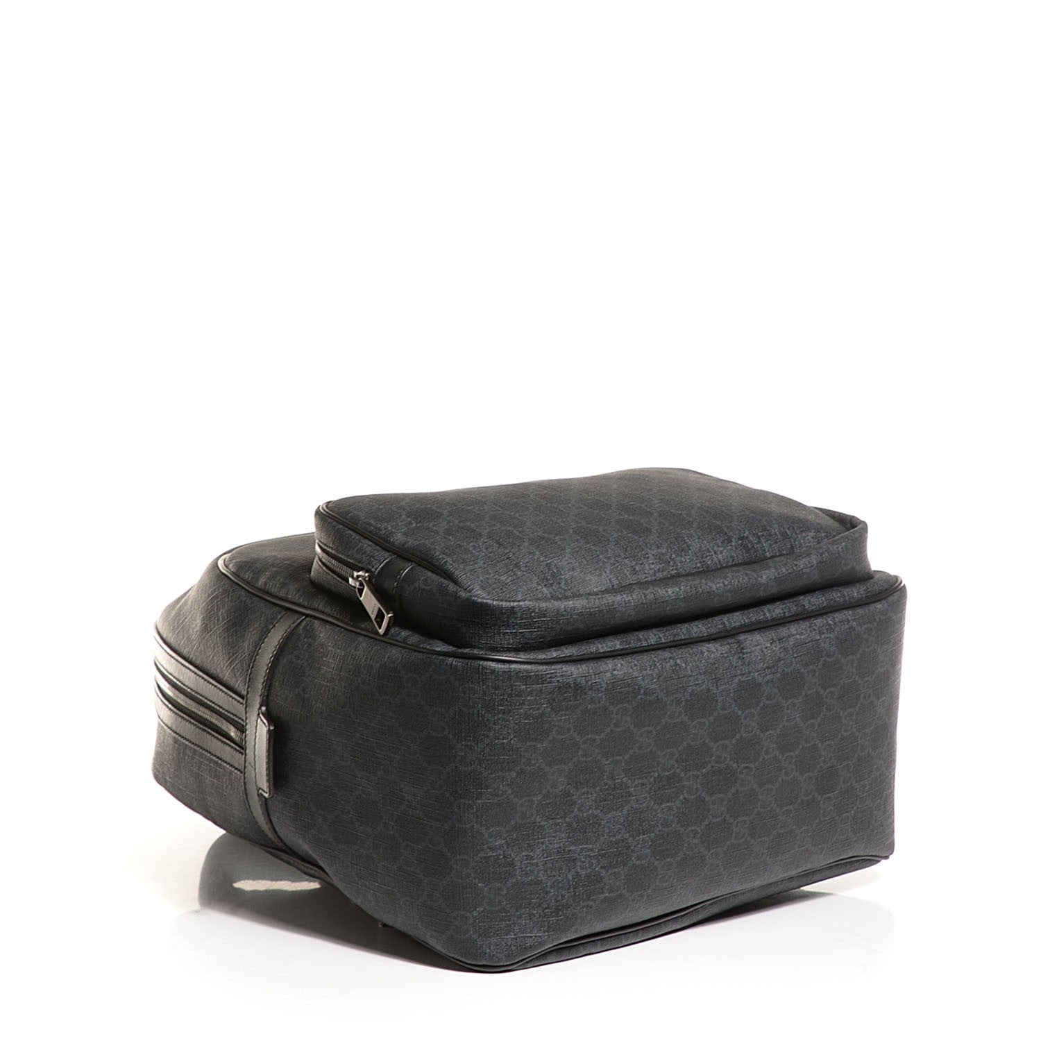 Gucci GG Supreme Monogram Medium Day Backpack Grey Black 4 of 7