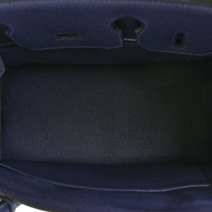 Hermes Togo Birkin 30 Bleu Encre 5 of 9