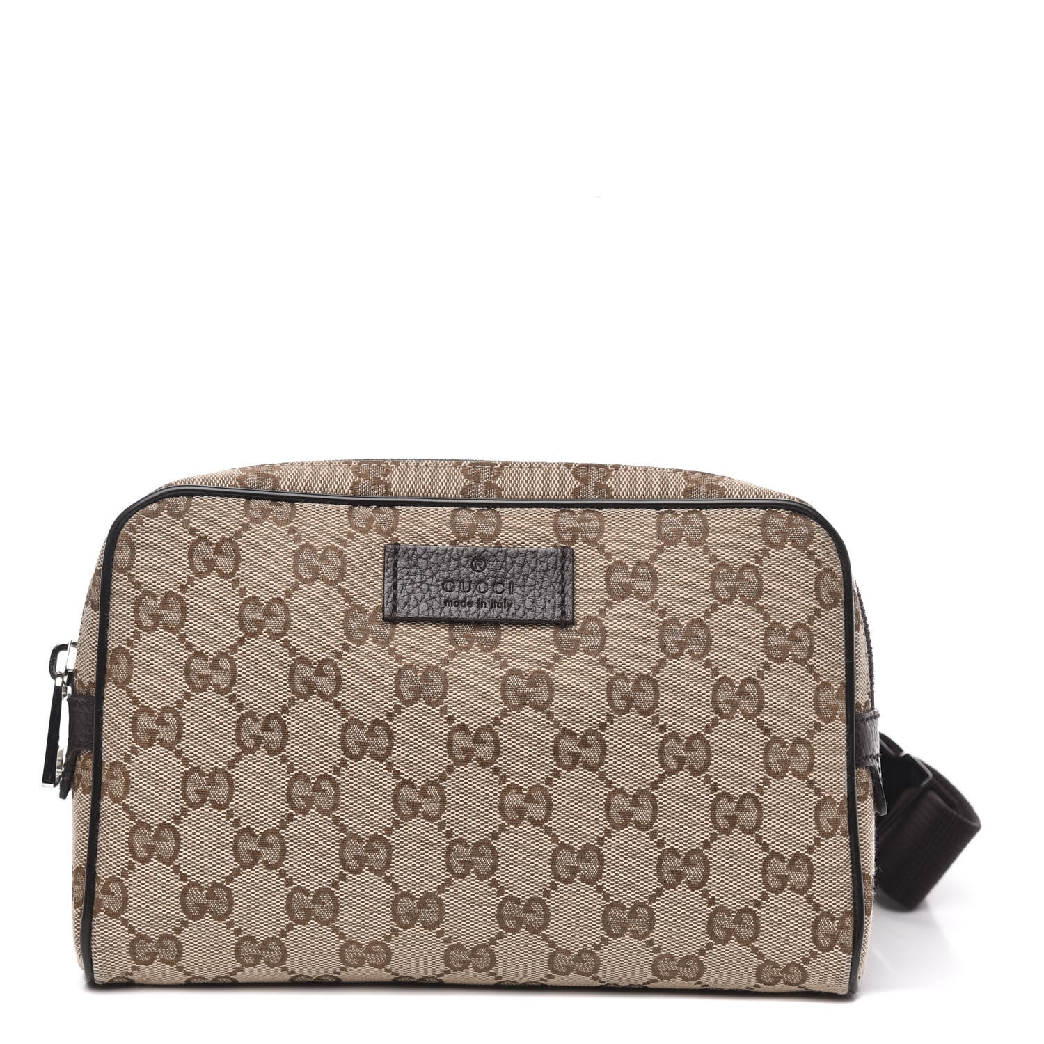 Gucci Monogram Belt Bag Dark Brown 1 of 10