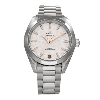 Omega Stainless Steel 34mm Seamaster Aqua Terra 150M Chronometer Automatic Watch Silver 220.10.34.20.02.001 1 of 4